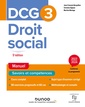 Couverture de l'ouvrage DCG 3 - Droit social - Manuel 2023-2024