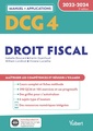 Couverture de l'ouvrage DCG 4 - Droit fiscal : Manuel et Applications 2023-2024