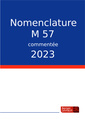 Couverture de l'ouvrage Nomenclature M57 commentée 2023