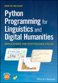 Couverture de l'ouvrage Python Programming for Linguistics and Digital Humanities