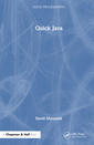 Couverture de l'ouvrage Quick Java
