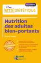 Couverture de l'ouvrage Nutrition des adultes bien-portants