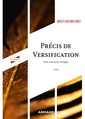 Couverture de l'ouvrage Précis de versification - 3e éd.