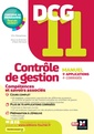 Couverture de l'ouvrage DCG 11 - Contrôle de gestion - Manuel et applications