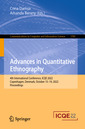 Couverture de l'ouvrage Advances in Quantitative Ethnography