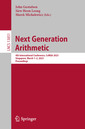 Couverture de l'ouvrage Next Generation Arithmetic