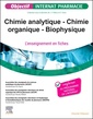 Couverture de l'ouvrage Chimie analytique - Chimie organique - Biophysique