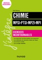 Couverture de l'ouvrage Chimie Exercices incontournables MPSI-PTSI-MP2I-MPI
