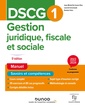 Couverture de l'ouvrage DSCG1 - Gestion juridique, fiscale et sociale - Manuel 2023-2024
