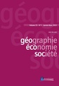 Couverture de l'ouvrage Géographie, économie, société Volume 25 N° 1_ Janvier-Mars 2023