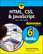 Couverture de l'ouvrage HTML, CSS, & JavaScript All-in-One For Dummies