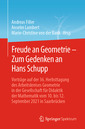 Couverture de l'ouvrage Freude an Geometrie – Zum Gedenken an Hans Schupp