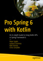 Couverture de l'ouvrage Pro Spring 6 with Kotlin