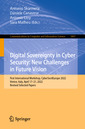 Couverture de l'ouvrage Digital Sovereignty in Cyber Security: New Challenges in Future Vision