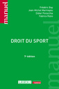 Couverture de l'ouvrage Droit du sport