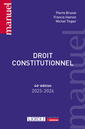Couverture de l'ouvrage Droit constitutionnel