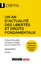 Couverture de l'ouvrage Un an d'actualité des libertés et droits fondamentaux - CRFPA - Examen national Session 2023