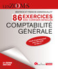 Couverture de l'ouvrage 86 exercices avec corrigés détaillés - Comptabilité générale