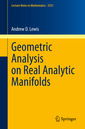 Couverture de l'ouvrage Geometric Analysis on Real Analytic Manifolds