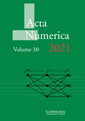 Couverture de l'ouvrage Acta Numerica 2021: Volume 30