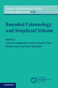 Couverture de l'ouvrage Bounded Cohomology and Simplicial Volume