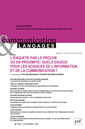 Couverture de l'ouvrage Communication et langages 2023, n.217