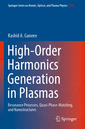 Couverture de l'ouvrage High-Order Harmonics Generation in Plasmas