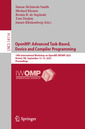 Couverture de l'ouvrage OpenMP: Advanced Task-Based, Device and Compiler Programming