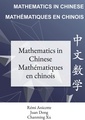 Couverture de l'ouvrage Mathematics in Chinese - Mathématiques en chinois