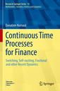 Couverture de l'ouvrage Continuous Time Processes for Finance
