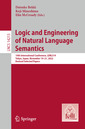 Couverture de l'ouvrage Logic and Engineering of Natural Language Semantics