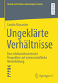 Couverture de l'ouvrage Ungeklärte Verhältnisse