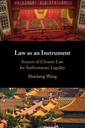 Couverture de l'ouvrage Law as an Instrument
