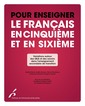 Couverture de l'ouvrage Pour enseigner le français en cinquième et sixième
