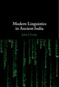 Couverture de l'ouvrage Modern Linguistics in Ancient India