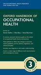 Couverture de l'ouvrage Oxford Handbook of Occupational Health 3e