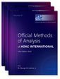 Couverture de l'ouvrage Official Methods of Analysis of AOAC INTERNATIONAL