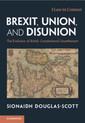 Couverture de l'ouvrage Brexit, Union, and Disunion