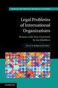 Couverture de l'ouvrage Legal Problems of International Organizations