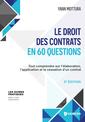 Couverture de l'ouvrage Le droit des contrats en 60 questions