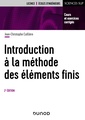 Couverture de l'ouvrage Introduction à la méthode des éléments finis - 2e éd