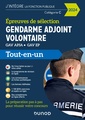 Couverture de l'ouvrage Epreuves de sélection Gendarme adjoint volontaire 2024
