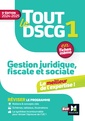 Couverture de l'ouvrage Tout le DSCG 1 - Gestion juridique fiscale et sociale - 2024 - Révision