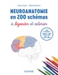 Couverture de l'ouvrage Neuroanatomie en 200 schémas à légender et colorier