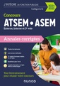 Couverture de l'ouvrage Concours ATSEM/ASEM - Annales corrigées - 2024-2025