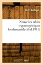 Couverture de l'ouvrage Nouvelles tables trigonométriques fondamentales