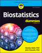 Couverture de l'ouvrage Biostatistics For Dummies