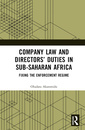 Couverture de l'ouvrage Company Law and Directors’ Duties in Sub-Saharan Africa