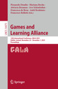 Couverture de l'ouvrage Games and Learning Alliance