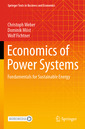 Couverture de l'ouvrage Economics of Power Systems